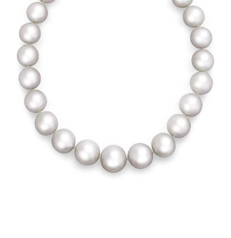 Ladies passionate red necklaces -South Sea Pearl Necklace, 17-20mm