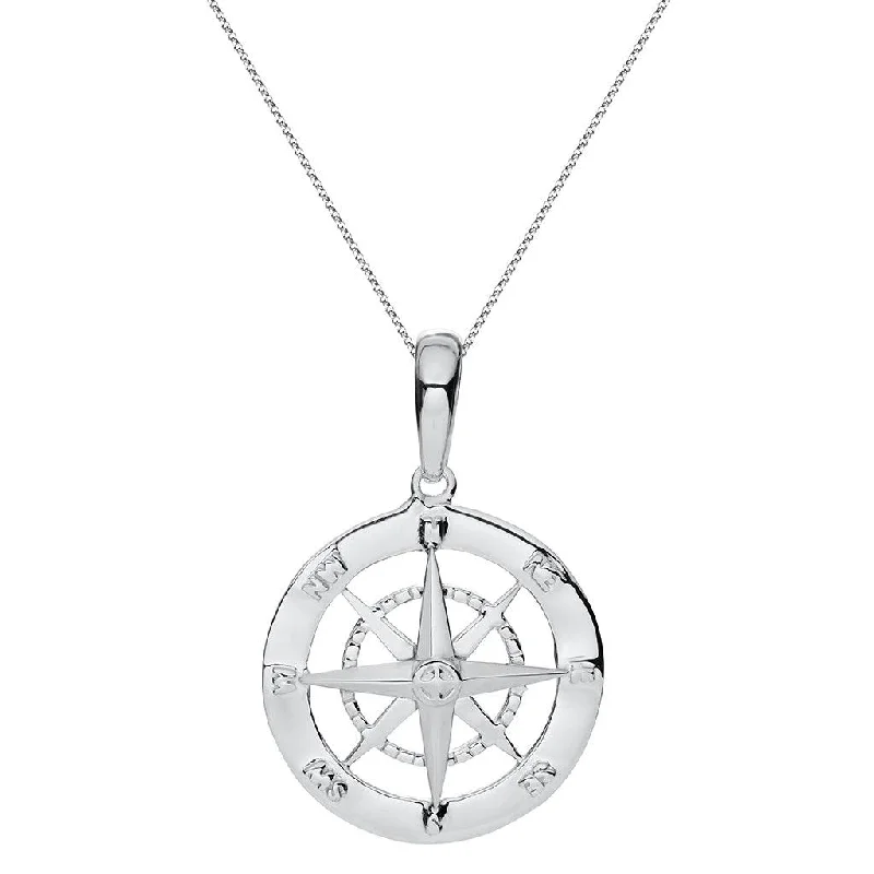 Ladies glowing warmth necklaces -LeStage® Cape Cod : Evening Tide - Compass Rose Necklace