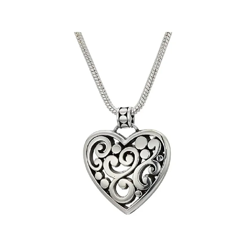 Ladies lively spirit necklaces -Brighton : Contempo Heart Necklace