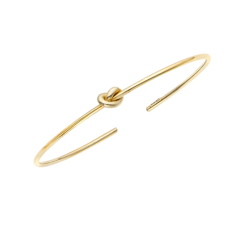 Heavenly grace bracelets -14K Amore Love Knot Bangle