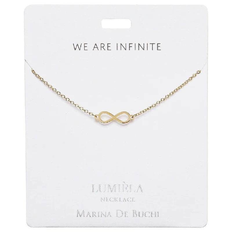 Ladies sacred cross necklaces -Lumiela Necklace: "we are infinite" - Infinity