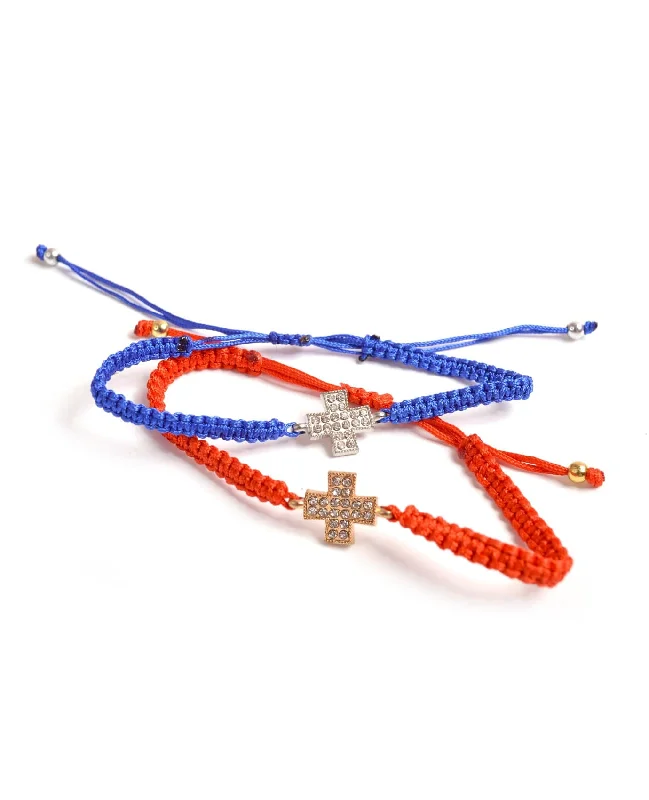 Value sparkle bracelets -Little Cross Bracelet