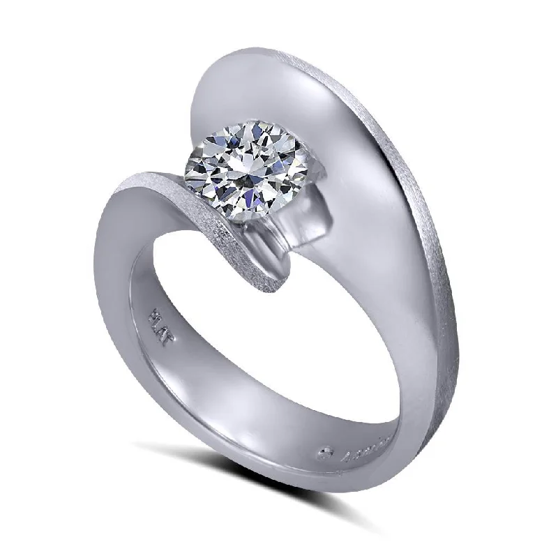 Ladies Engagement Rings Modern Spark-Dance Of Life Engagement Ring