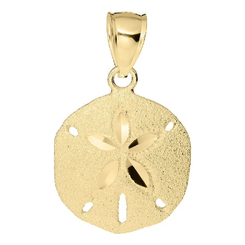 Ladies starry veil necklaces -LeStage® Cape Cod : Sand Dollar Necklace-  Gold