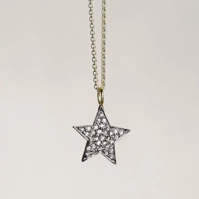 Ladies wanderlust journey necklaces -Diamond Star Necklace