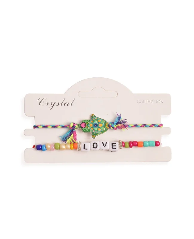 Starry veil bracelets -I Love my Hamsa bracelets (Surprise)