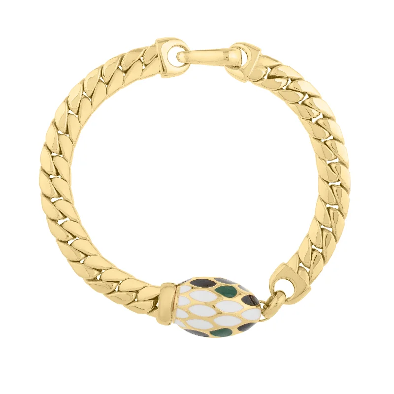 City sleek bracelets -14K Le Serpent Curb Link Bracelet