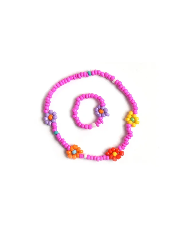 Blissful charm bracelets -Colorful Flowers Kids Bracelet