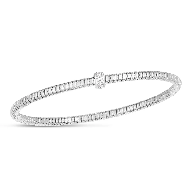 Team unity bracelets -14K Stretch Tubogas Diamond Bracelet