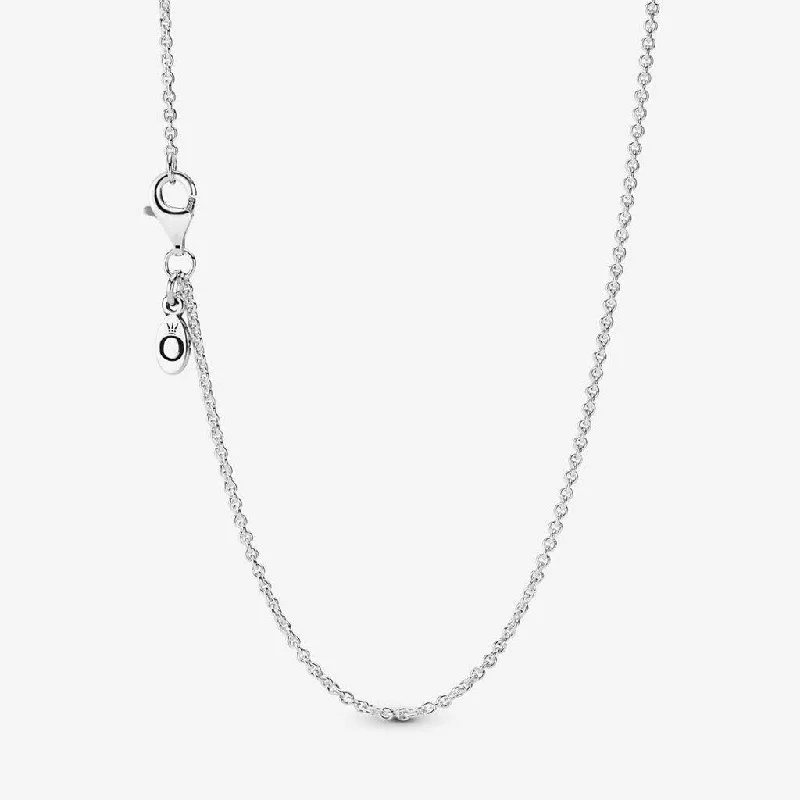 Ladies chakra alignment necklaces -PANDORA : Classic Cable Chain Necklace