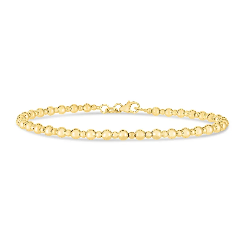 Valentine’s passion bracelets -14K Gold Pallina Bead Bracelet