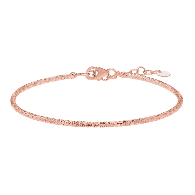 Club pride bracelets -14K Diamond Cut Stack Bangle