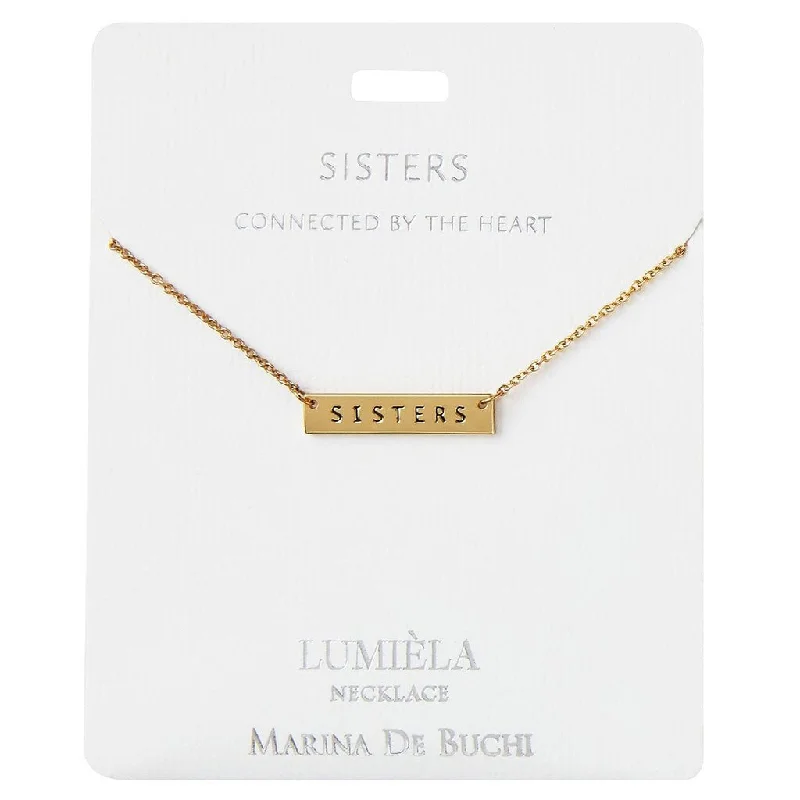 Ladies rural charm necklaces -Lumiela Necklace: " connected by the heart " -Sister